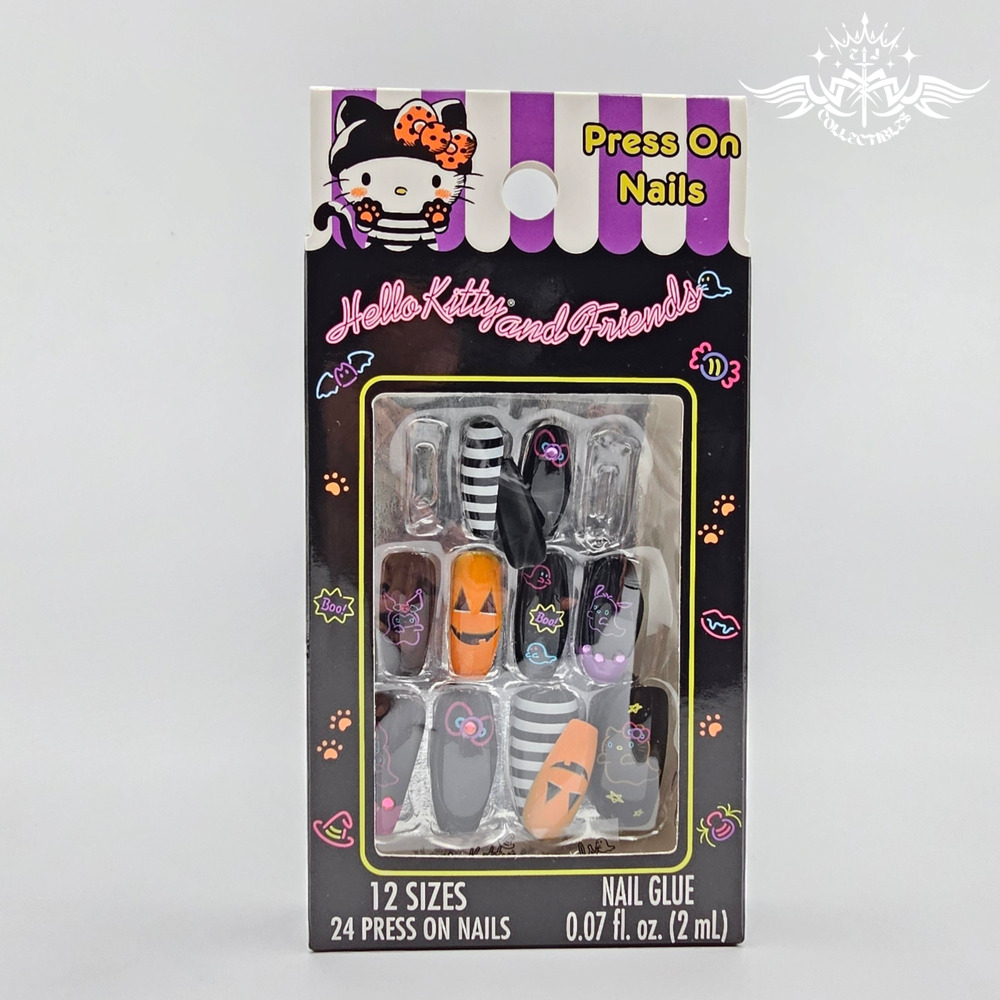 Sanrio Hello Kitty and Friends Halloween Press On Nails Set New